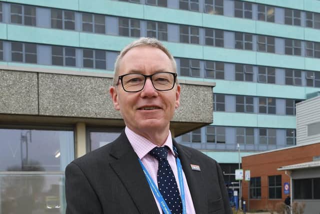 CEO of United Lincolnshire Hospitals NHS Trust Andrew Morgan.