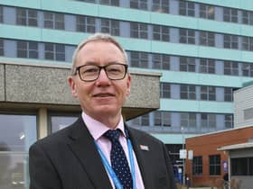CEO of United Lincolnshire Hospitals NHS Trust Andrew Morgan.
