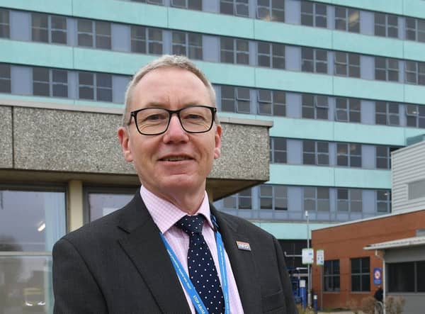 CEO of United Lincolnshire Hospitals NHS Trust Andrew Morgan.