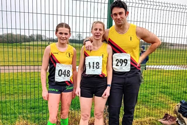 The Boston AC runners who took on the tough conditions.