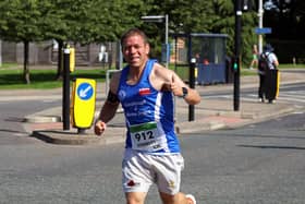 Charles Anyan ran a PB in Yorkshire.
