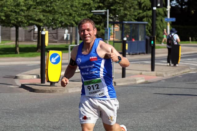 Charles Anyan ran a PB in Yorkshire.