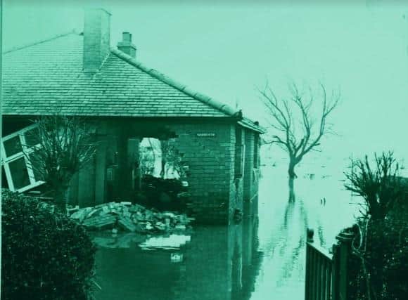 The floods at a bungalow in Sutton on Sea called Sorrento.