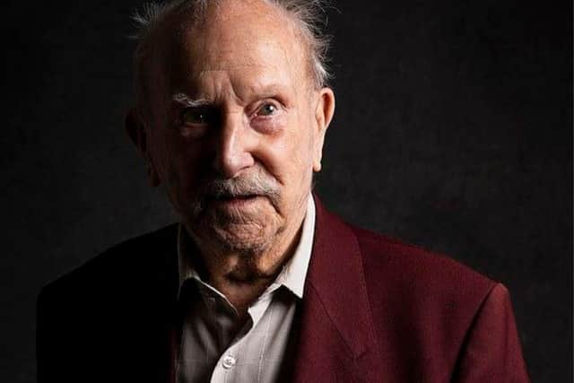 World War Two RAF Bomber Command pilot Flt Lt Harry Richardson DFC who will turn 108 on 8th February.