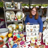 Jane Allenby of Stickford on her Crafty Bear stall. Photos: D.R.Dawson Photography
