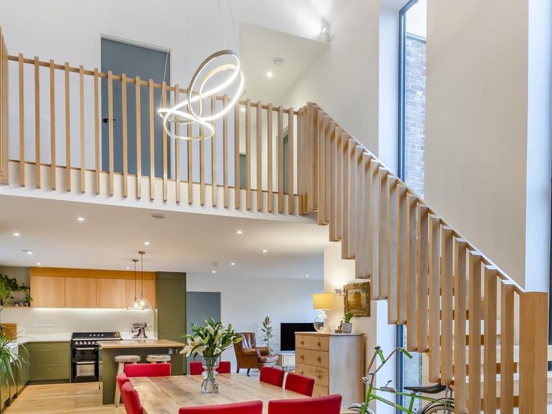The galleried landing.
