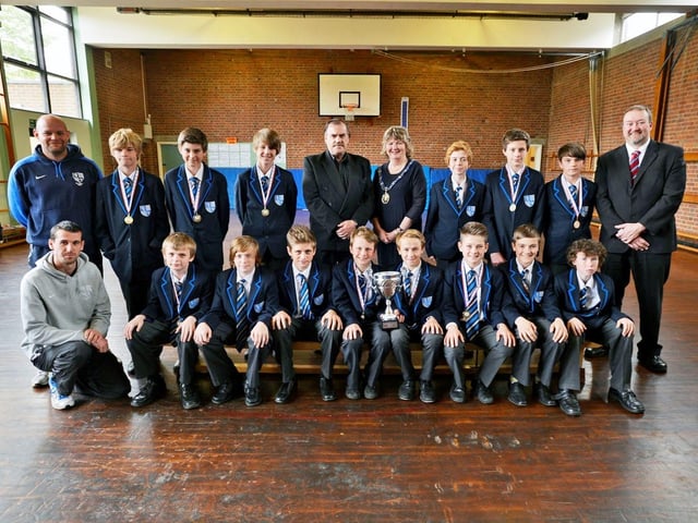 Monks' Dyke Tennyson College had cause to celebrate 10 years ago after being crowned Year Eight County Cup champions. The team, made up of players from both the Louth and Mablethorpe campuses, won a dramatic penalty shoot out at Boston United’s York Street ground, breaking the 1-1 deadlock. Joining them for the celebratory photograph were outgoing Mayor of Louth Coun Jill Makinson Sanders and Coun George Horton.