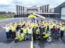 Lincs & Notts Air Ambulance wish Lincolnshire Emergency Blood Bikes Service  a happy tenth birthday.