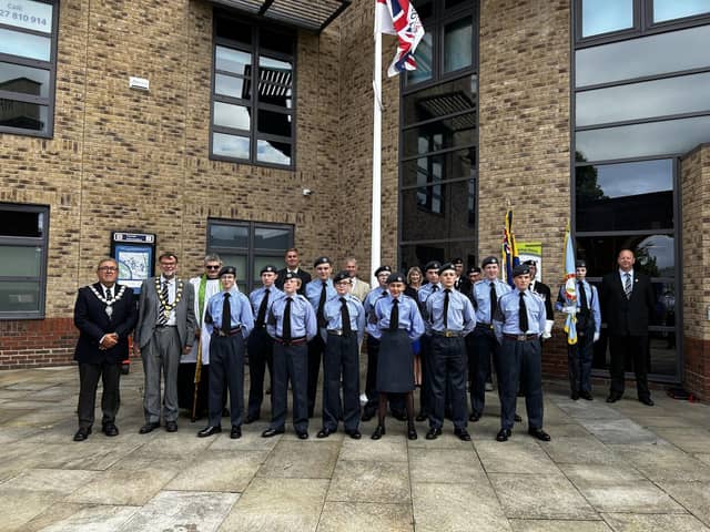 ​A ceremony was held in Gainsborough to commemorate Armed Forces Day