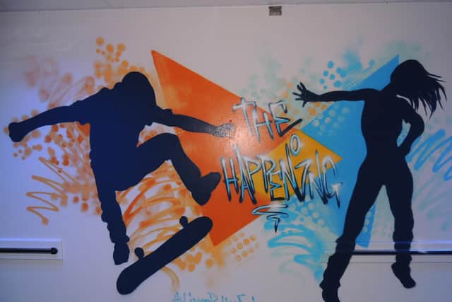 The selfie wall for The Happening.