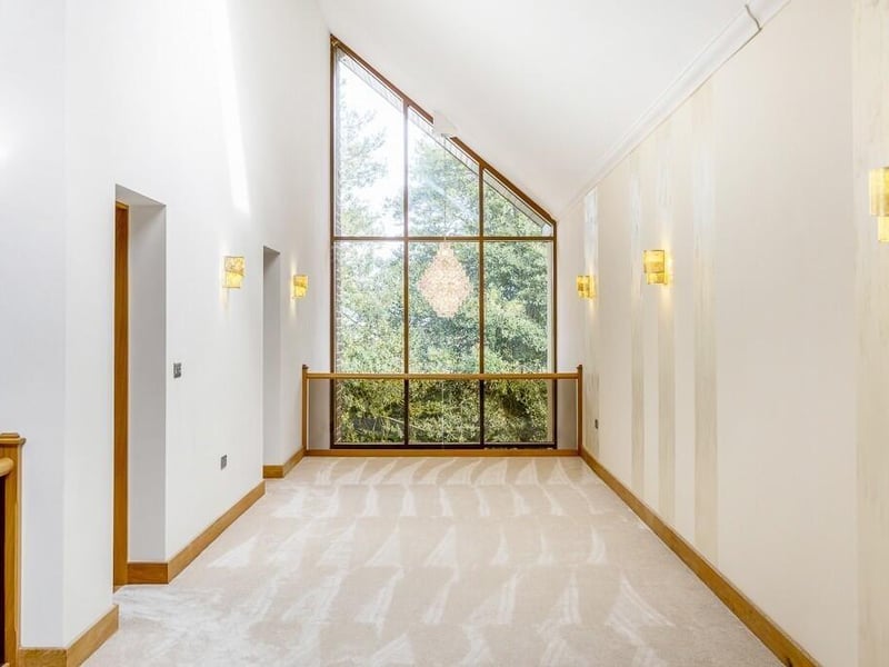 The first-floor landing.