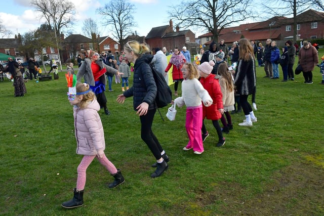 Children taking part in activities on the day.
