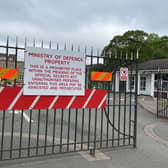 The entrance to RAF Scampton. Picture: James Turner