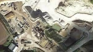 The quarry produces a range of construction aggregates and agricultural lime