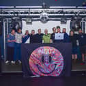 Some of the DJs at the 24-Hour charity rave event. Photo: Holly Parkinson