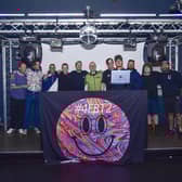 Some of the DJs at the 24-Hour charity rave event. Photo: Holly Parkinson