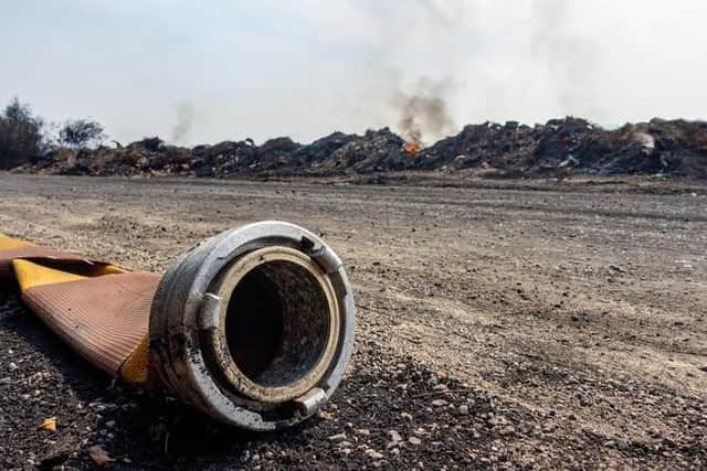 The cause of the tyre fire remains 'undetermined'
