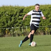 Joe Marshall - on target for Louth on Saturday.