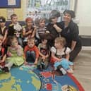 Joining in Talk Like a Pirate Day at Pegasus Childcare Centre. Image: supplied by Pegasus