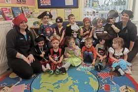Joining in Talk Like a Pirate Day at Pegasus Childcare Centre. Image: supplied by Pegasus