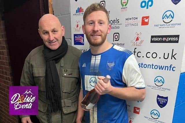 The man of the match award was presented to Luke Wilson by matchday sponsor Daisie Events.