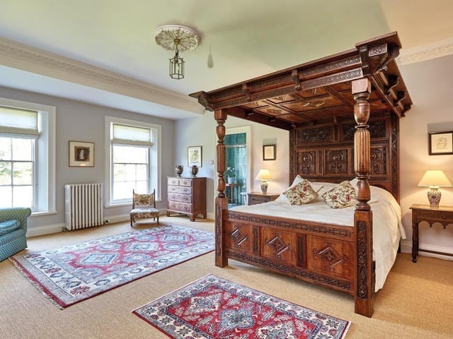 One of the other 10 bedrooms at the property.