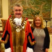 Mayor Jeremy Baskett and Mayoress Bridget Baskett.