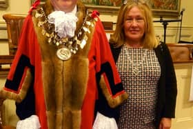 Mayor Jeremy Baskett and Mayoress Bridget Baskett.