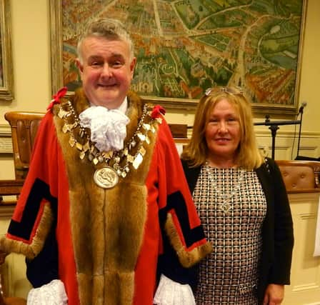 Mayor Jeremy Baskett and Mayoress Bridget Baskett.