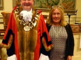 Mayor Jeremy Baskett and Mayoress Bridget Baskett.