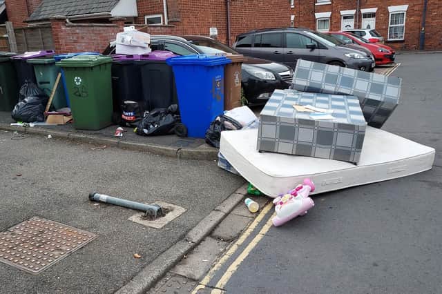 One of Ken McIntosh's many photos of fly-tips in Boston. This one was from November.