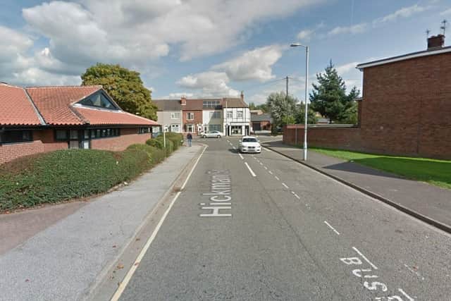 The incident happened in Hickman Street, Gainsborough