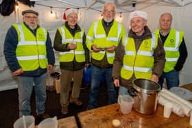 Organising members of Woodhall Spa Rotary Club at last year's Christmas fair in the town. (PHOTO BY: John Aron Photography)