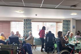 The Marie Curie fundraiser at Elizabeth Court in Louth.
