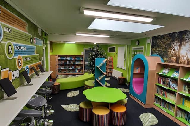 Kelsey Primary Scholl's  new, brighter library