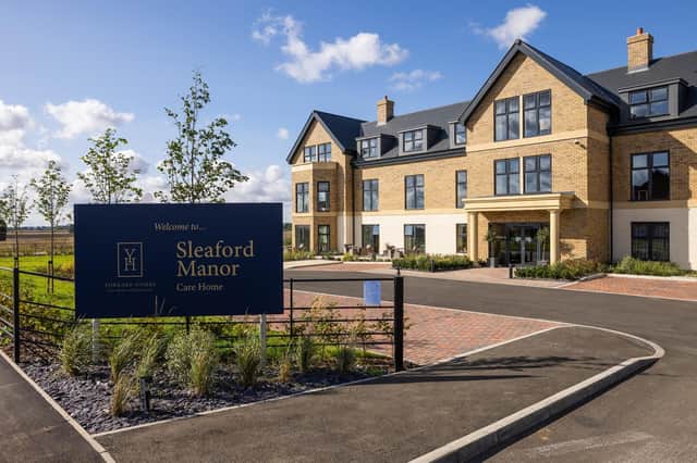 Work has been completed on this new luxury care home in Sleaford.