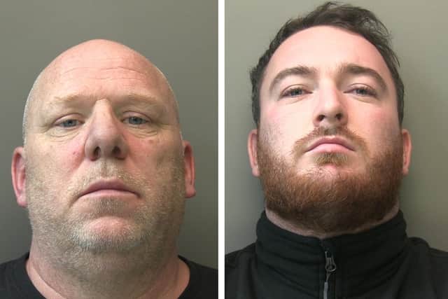 Mel Fagan (left) now has a CBO for 15 years. Jack O'Driscoll (right) received a CBO for five years. Photos: Lincs Police