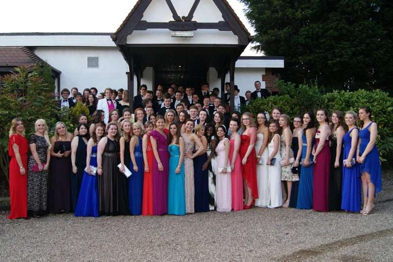 Caistor Grammar School’s class of 2013 are pictured at their final prom. The event was held at the White Heather, Caenby Corner.