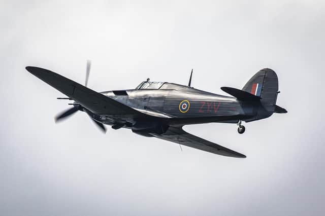 A Hurricane, part of the Battle of Britain Memorial Flight. Photo: Crown Copyright
