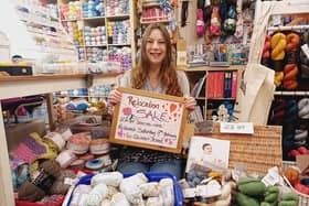 Stitch Witch owner Gail Lee is holding a relocation sale ahead of next week's move. Image: Dianne Tuckett