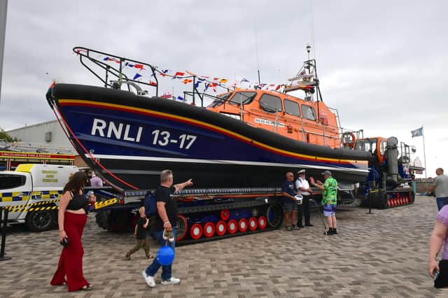The Lifeboat launches were a treat for supporters.