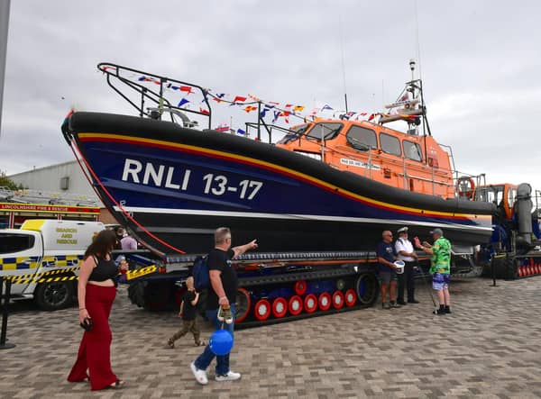 The Lifeboat launches were a treat for supporters.