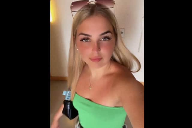 Ella Pick, of Boston, on her 18th birthday last year.