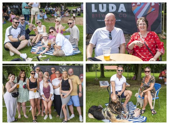 Revellers enjoying LudaFest at Louth Golf Club. Photo: Holly Parkinson