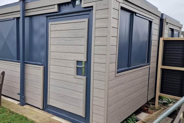 Cranwell, Brauncewell and Byards Leap Parish Council applied for funds to help clad two new cabins to be known as the ‘Cranwell Community Pavilion’ located at the Cranwell Playing Field.