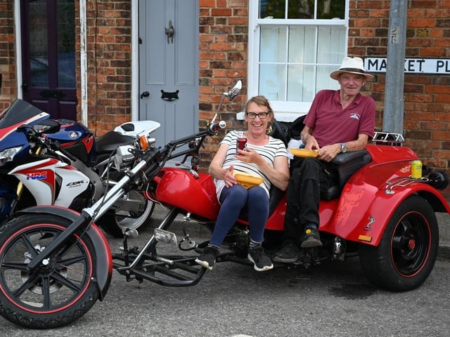 Bikers travelled from all over the region for the event.
