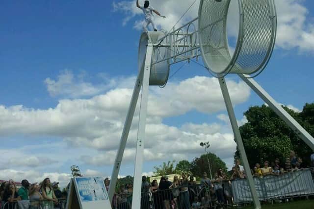 The Vander Brothers Wheel of Death - just one of the many attractions at this year's Heckington Show on July 29-30. (Promotional photo)