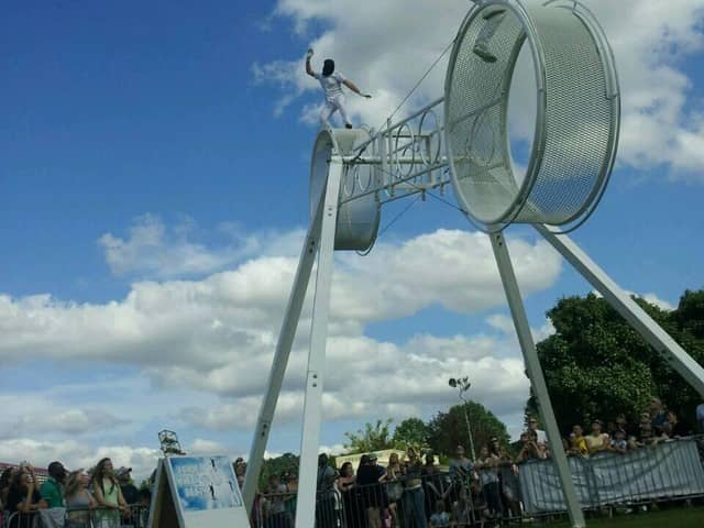 The Vander Brothers Wheel of Death - just one of the many attractions at this year's Heckington Show on July 29-30. (Promotional photo)