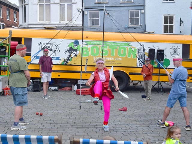 As was juggling.