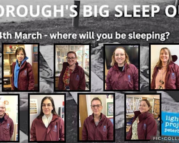 Staff at the William Alvey joining the BIG Sleepout